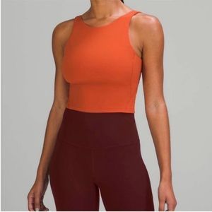 Lululemon Align High-Neck Tank in Canyon Orange